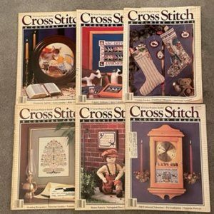 1988 Full Year Vintage Cross Stitch & Country Crafts mags Bundle